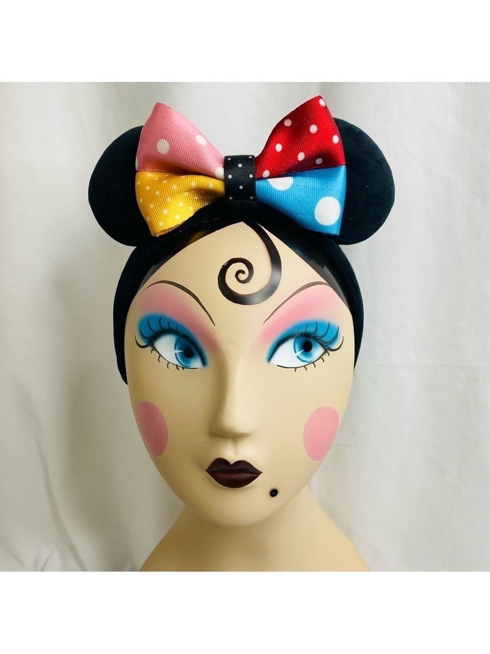 Harveys Seatbelt Disney Minnie Mouse Dots Ears Headband